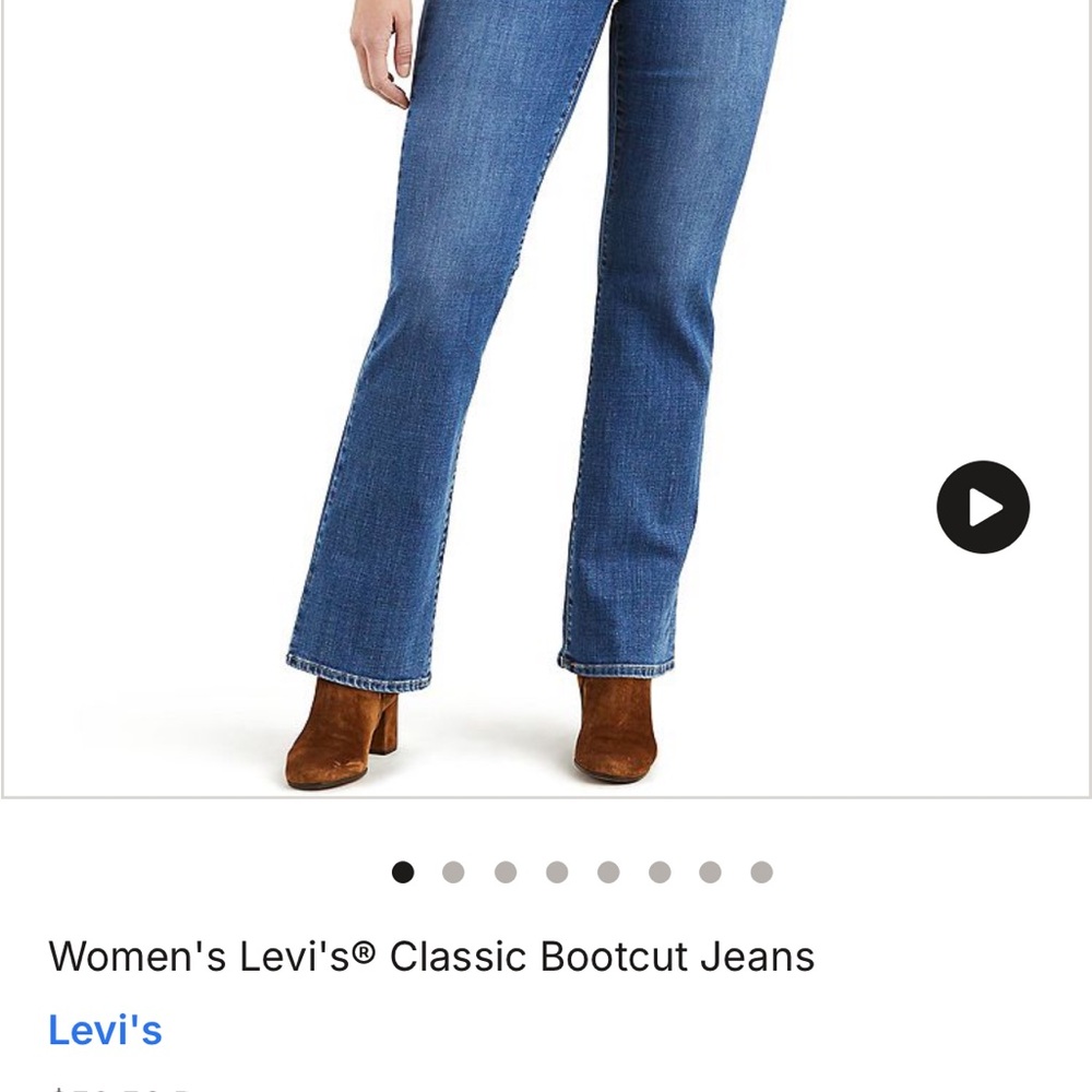 Levi's Women's Classic Blue Bootcut Jeans